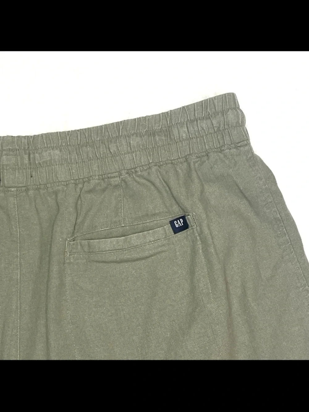 Gap nwot Olive Green Drawstring Women’s Casual Shorts size medium - Picture 8 of 8